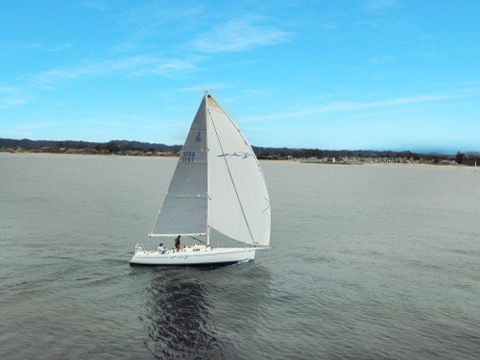 Photo of the Pegasus Racing J-E100 — Starboard close up