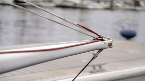 Photo of the Pegasus Racing J-E100 — Carbon bowsprit, spinnacker and Code 0 tack lines