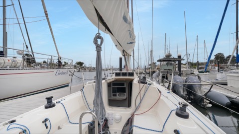 Photo of the Pegasus Racing J-E100 — Starboard side view of cockpit